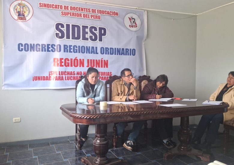 Nuevo Secretario Regional de la Región Junín