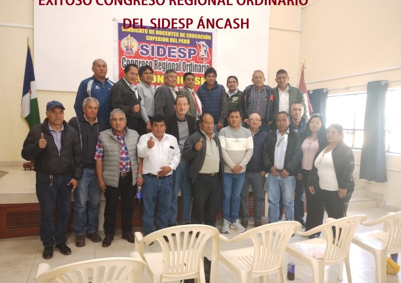 EXITOSOS CRO DEL SIDESP ÁNCASH